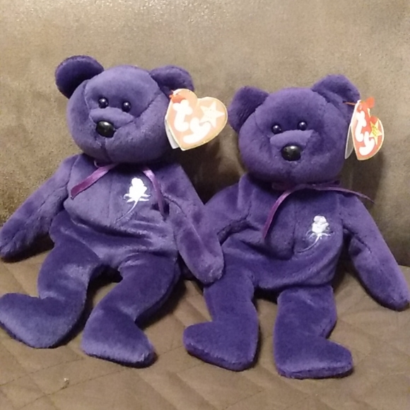 Ty Other - RARE!! Two Princess Diana bears in Mint condition